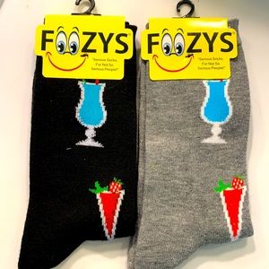 Foozys Socks 2pair Item # 39 Daiquiri